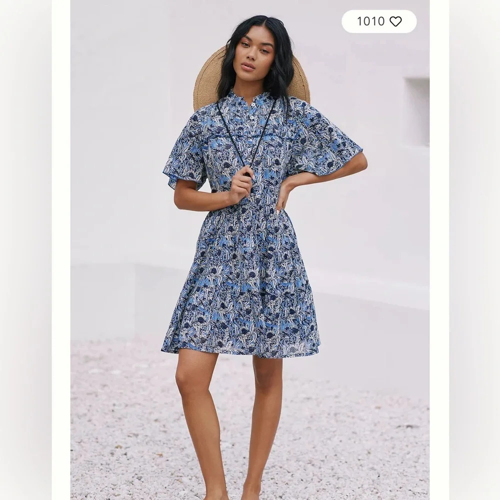Ro's Garden Vibeka Ruffle Mini Dress